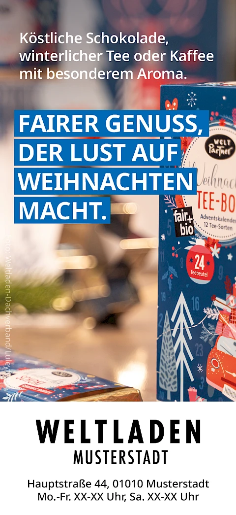 Weltläden bieten zu Weihnachten Fairen Genuss