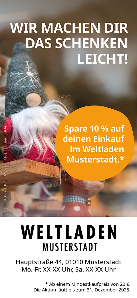 Weltläden machen das Schenken leicht